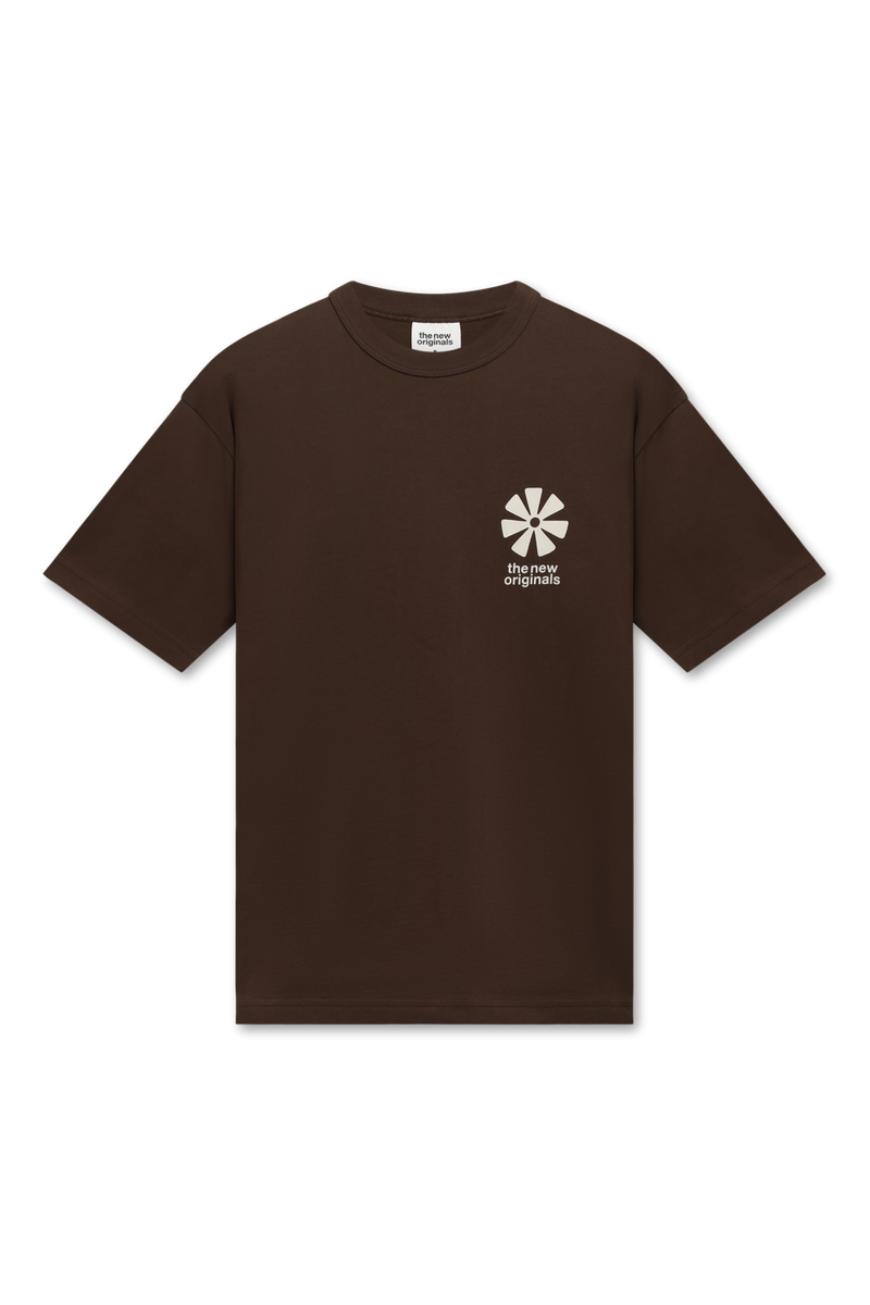 Ananse Adinkra Tee | Acid Brown