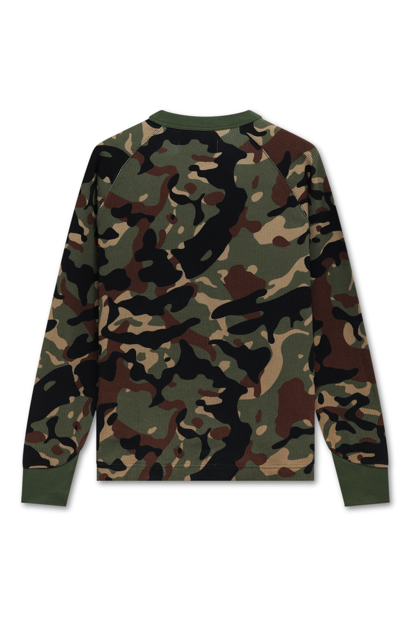 Emblem Waffle Longsleeve | LION CAMO