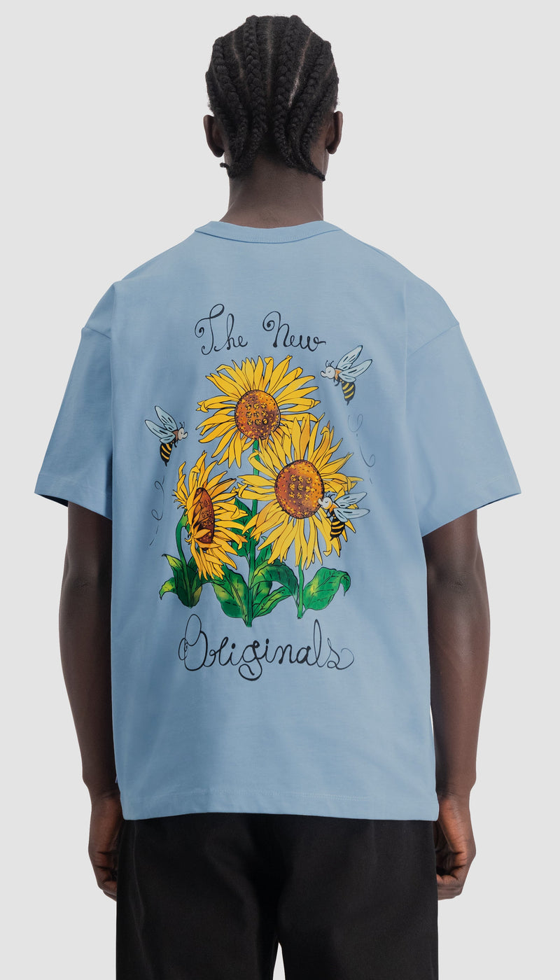 Sunflower Freddies Tee Soft Chambray | Soft Chambray