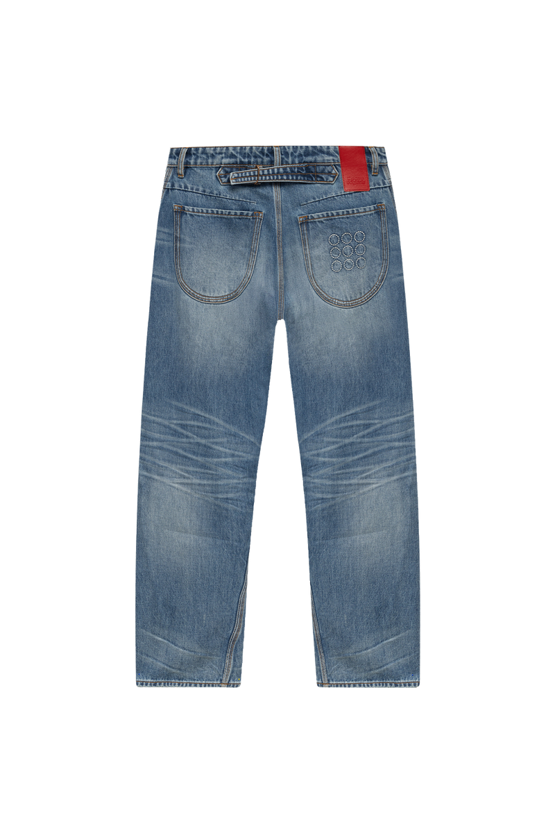 Twisted Seam Jeans | Light wash
