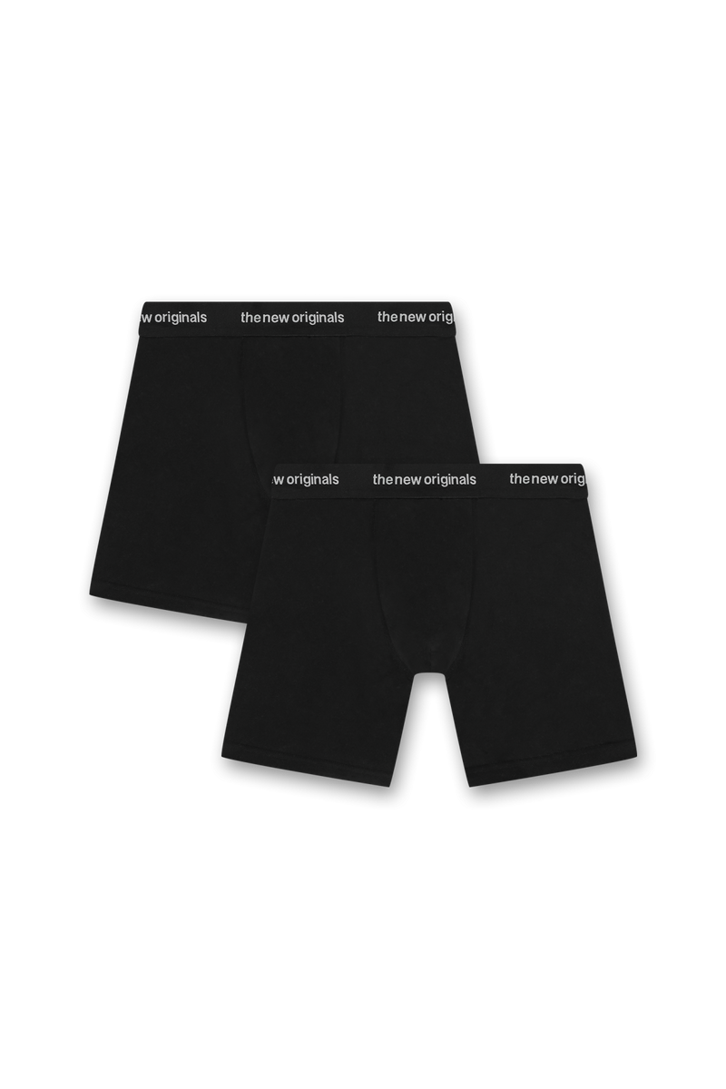 2-Pack Emblem Boxer | Black
