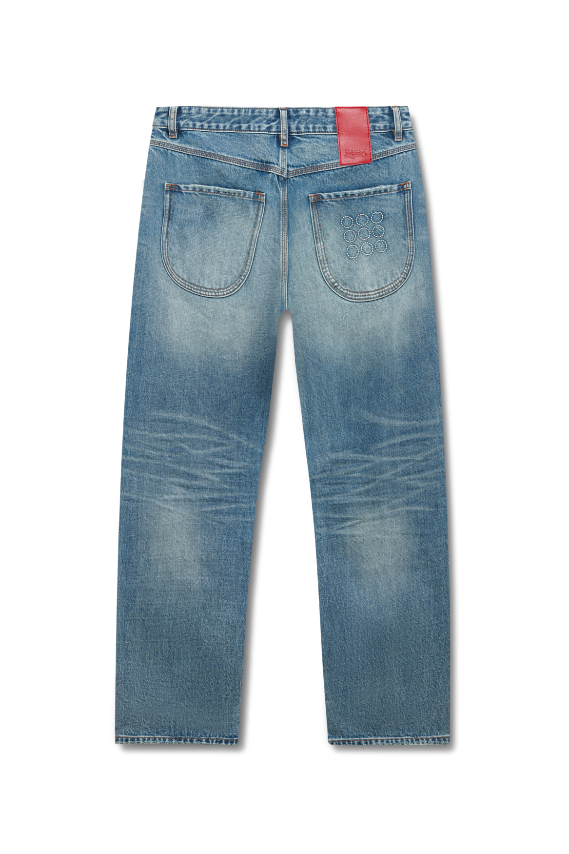 9-Dots Relaxed Jeans | Light Blue