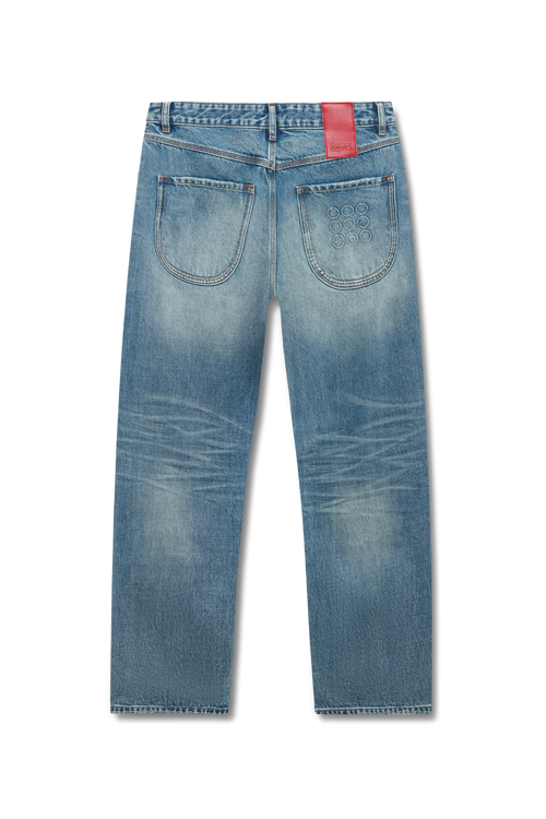 9-Dots Relaxed Jeans | Light Blue