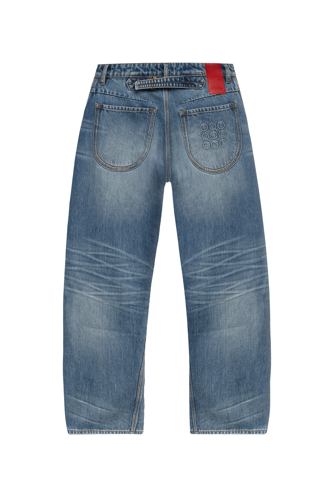 Twisted Seam Jeans | Light wash