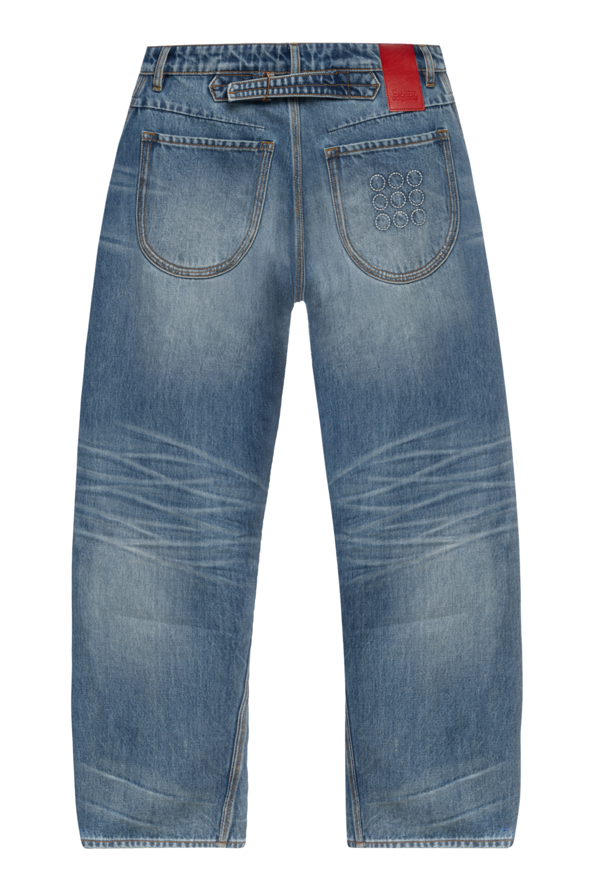 Twisted Seam Jeans | Light wash