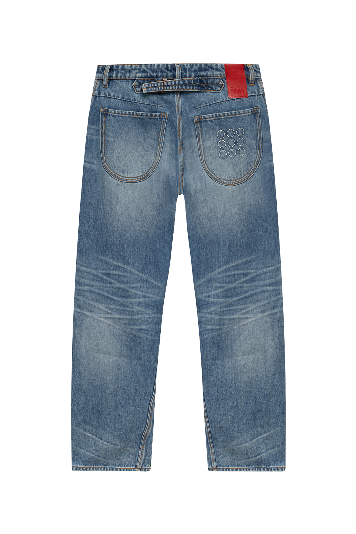 Twisted Seam Jeans | Light wash