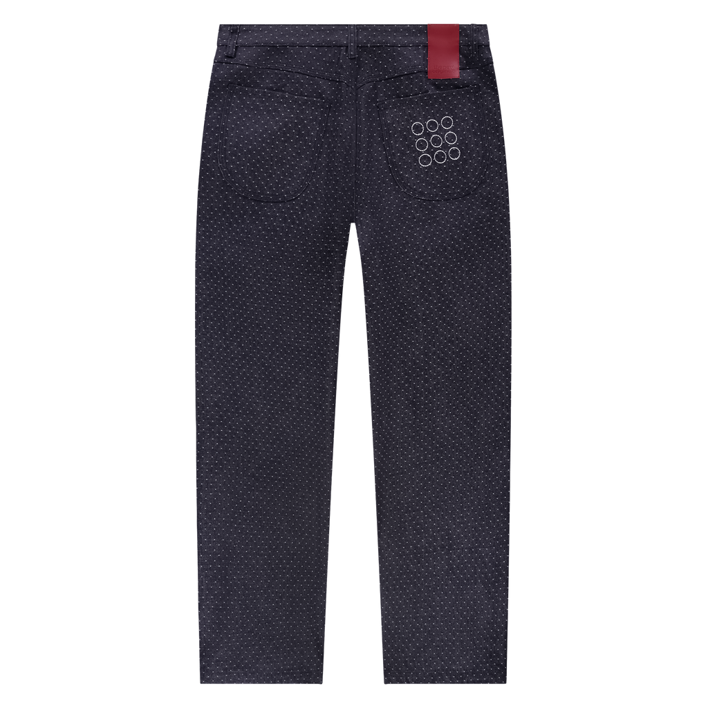 9-Dots Baggy Jeans Raw Denim