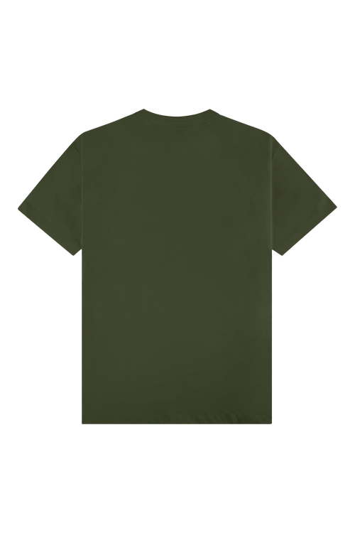 9 Emblem Tee Gold Moss Back-2