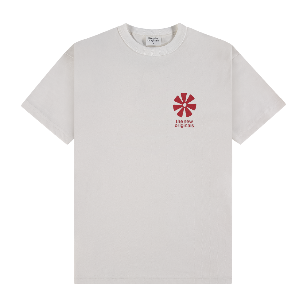 Ananse Adinkra Tee White Alyssum