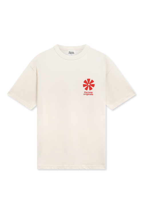 Ananse Adinkra Tee | White Alyssum