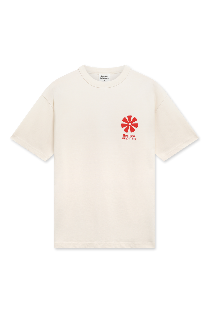 Ananse Adinkra Tee | White Alyssum