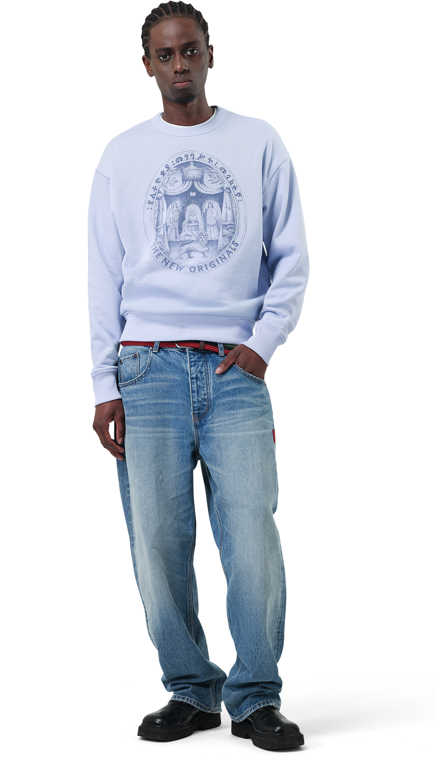 Anbessa Crewneck | Lush Blue