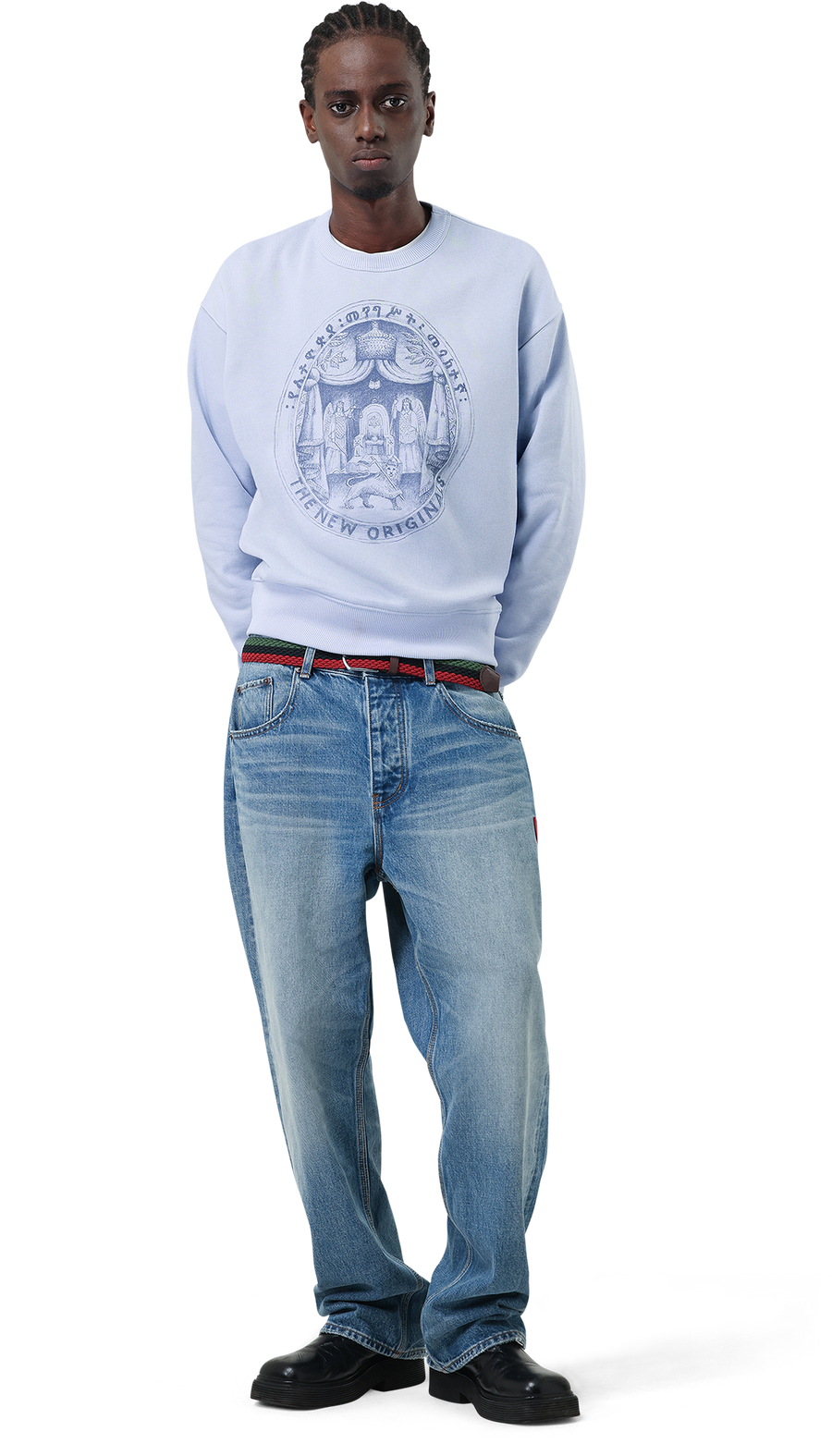 Anbessa Crewneck | Lush Blue