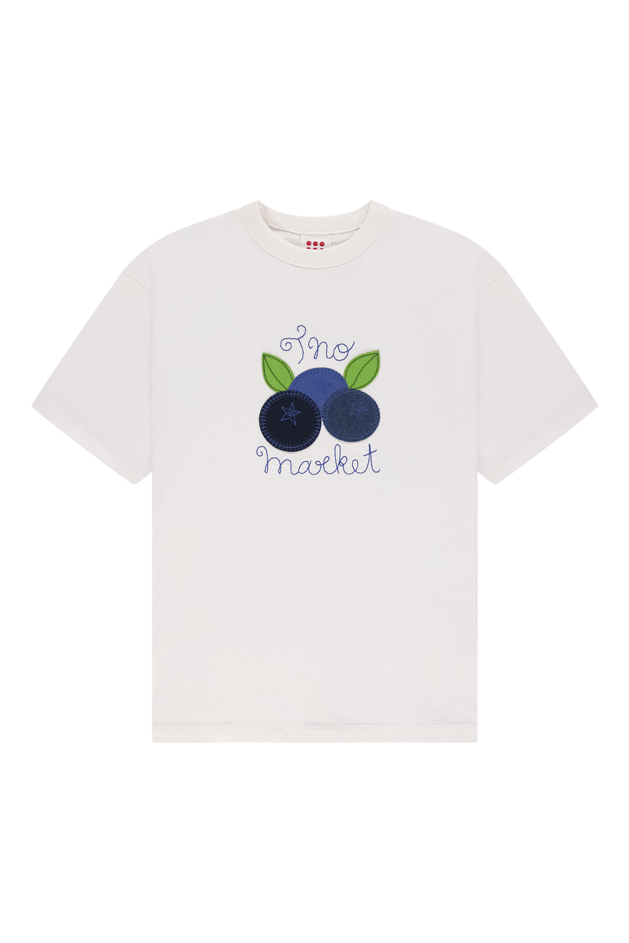 Fruit Applique Tee White Alyssum