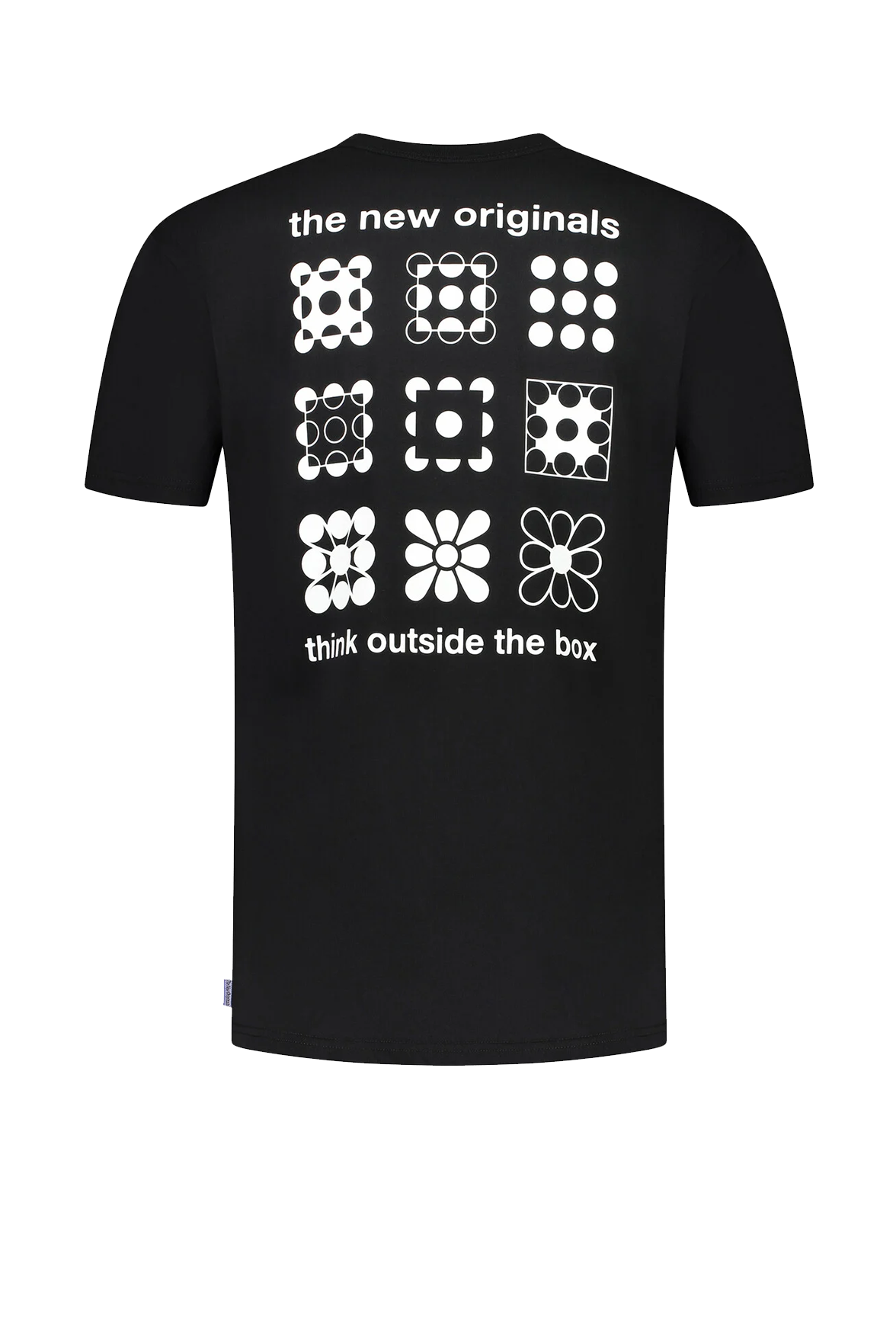 Flower Story Tee White | Black