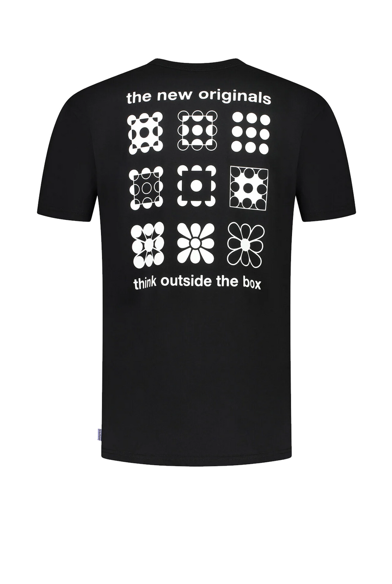 Flower Story Tee White | Black