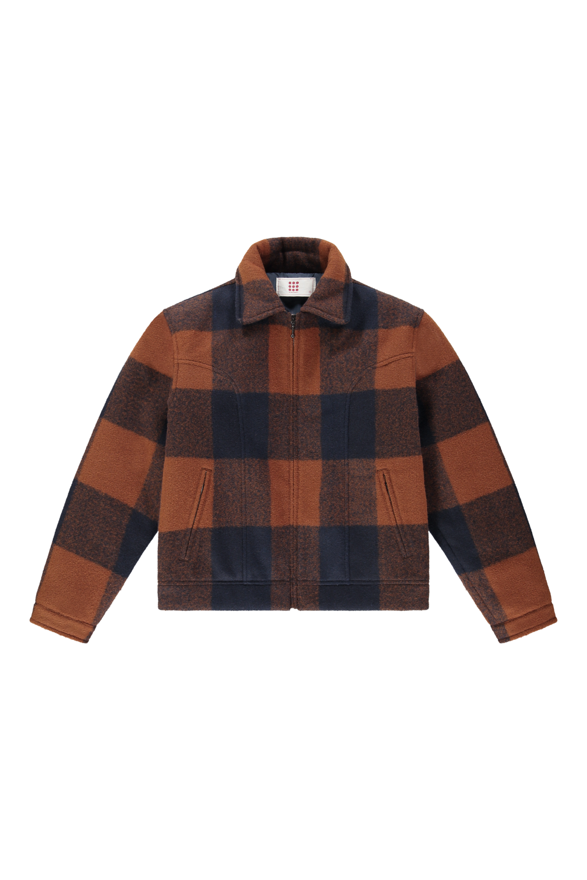 Astro Jacket Check Brown/Navy | Brown Navy