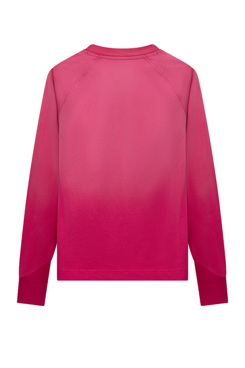 Airbrushed Big Logo Raglan Longsleeve | Beetroot Purple