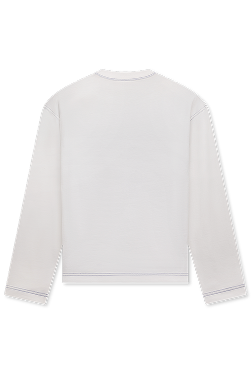 Big Logo Longsleeve | White