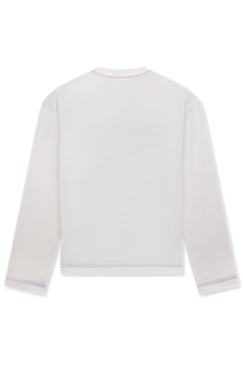 Big Logo Longsleeve | White
