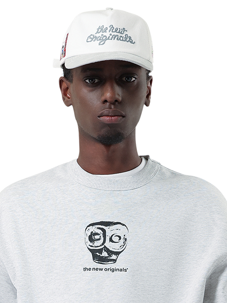 Block Party Cap | White Alyssum / Light Grey