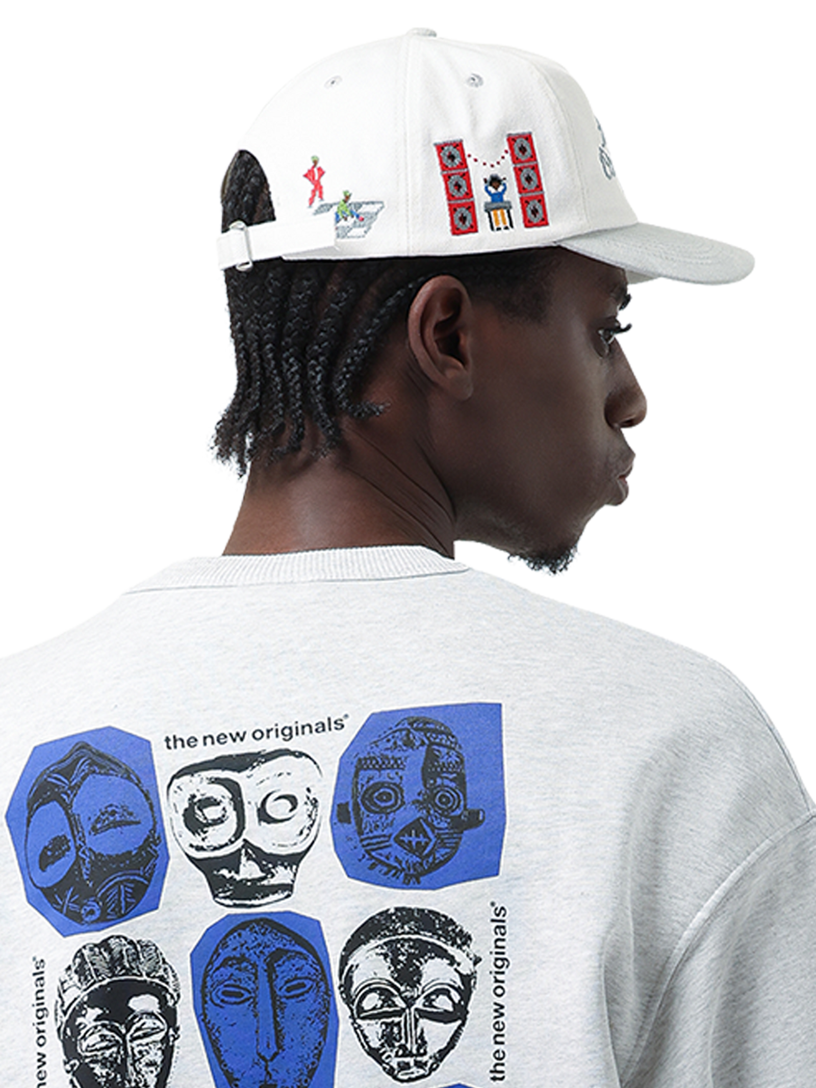 Block Party Cap White Alyssum/Light Grey