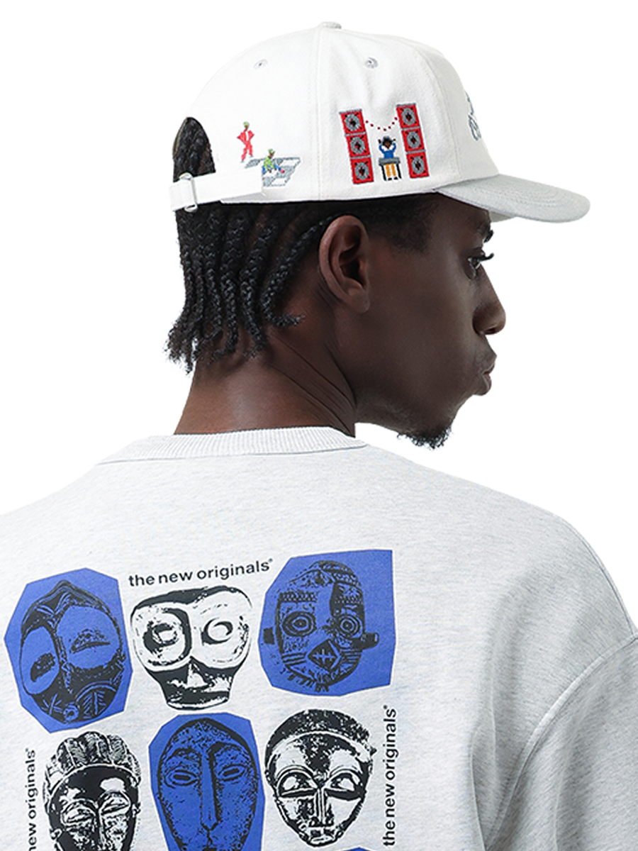 Block Party Cap | White Alyssum / Light Grey