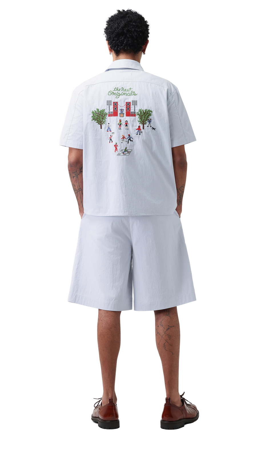 Block Party Shirt | Light Blue