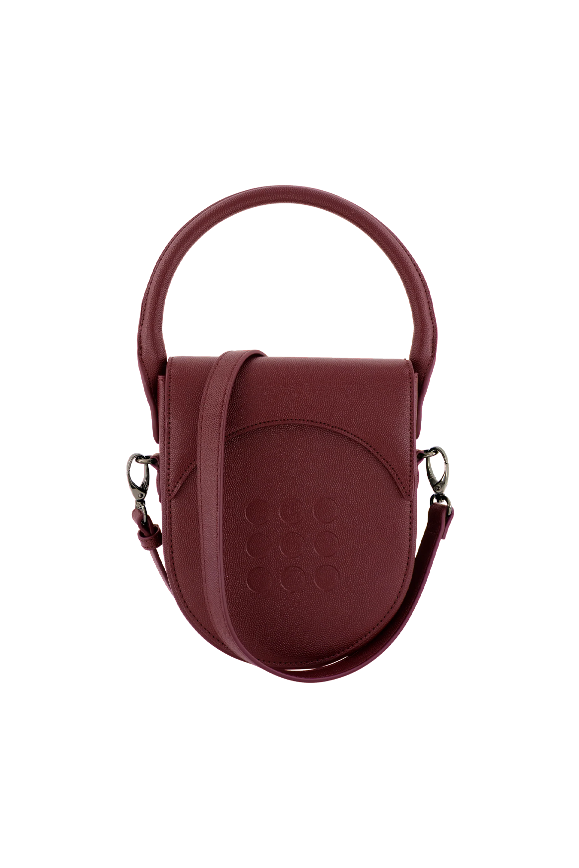 9-Dots Discbag Dark Red | Dark red