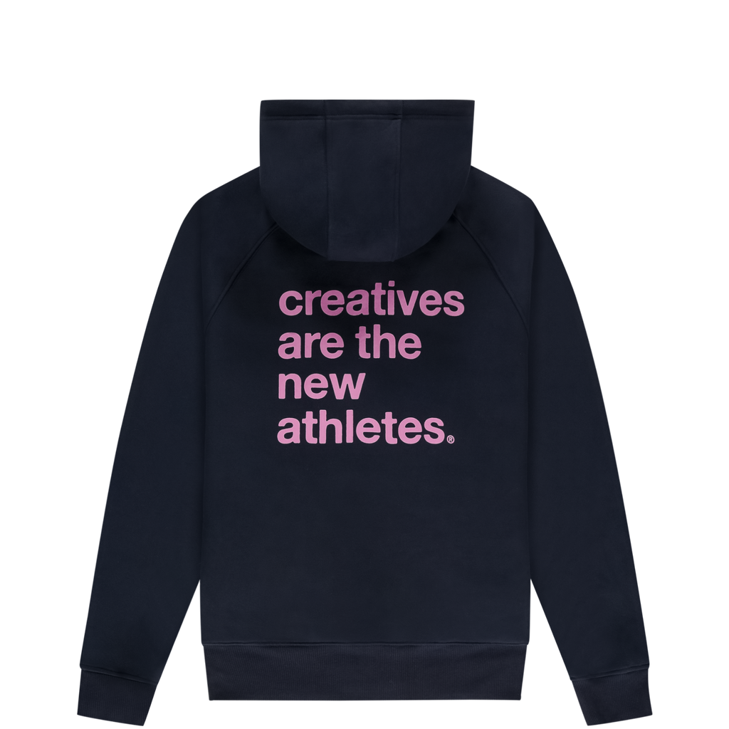 Catna Hoodie Navy Blue/Pink