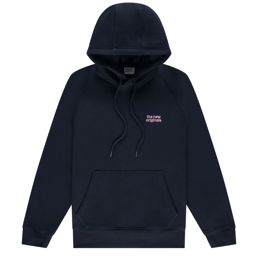 Catna Hoodie Navy Blue/Pink