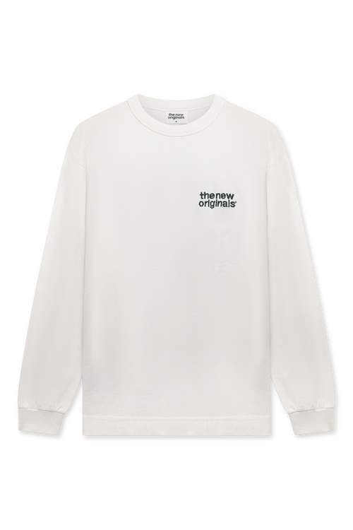 Catna Cross Stitch Longsleeve | White