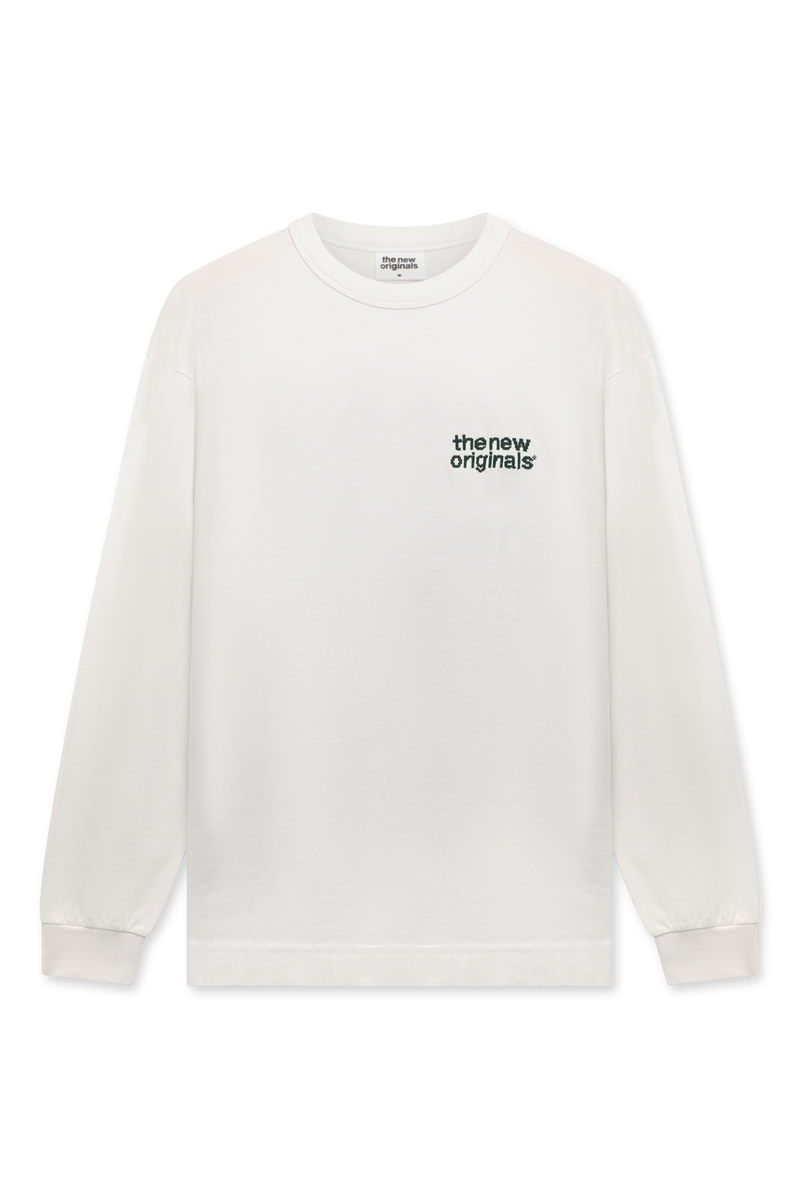 Catna Cross Stitch Longsleeve | White