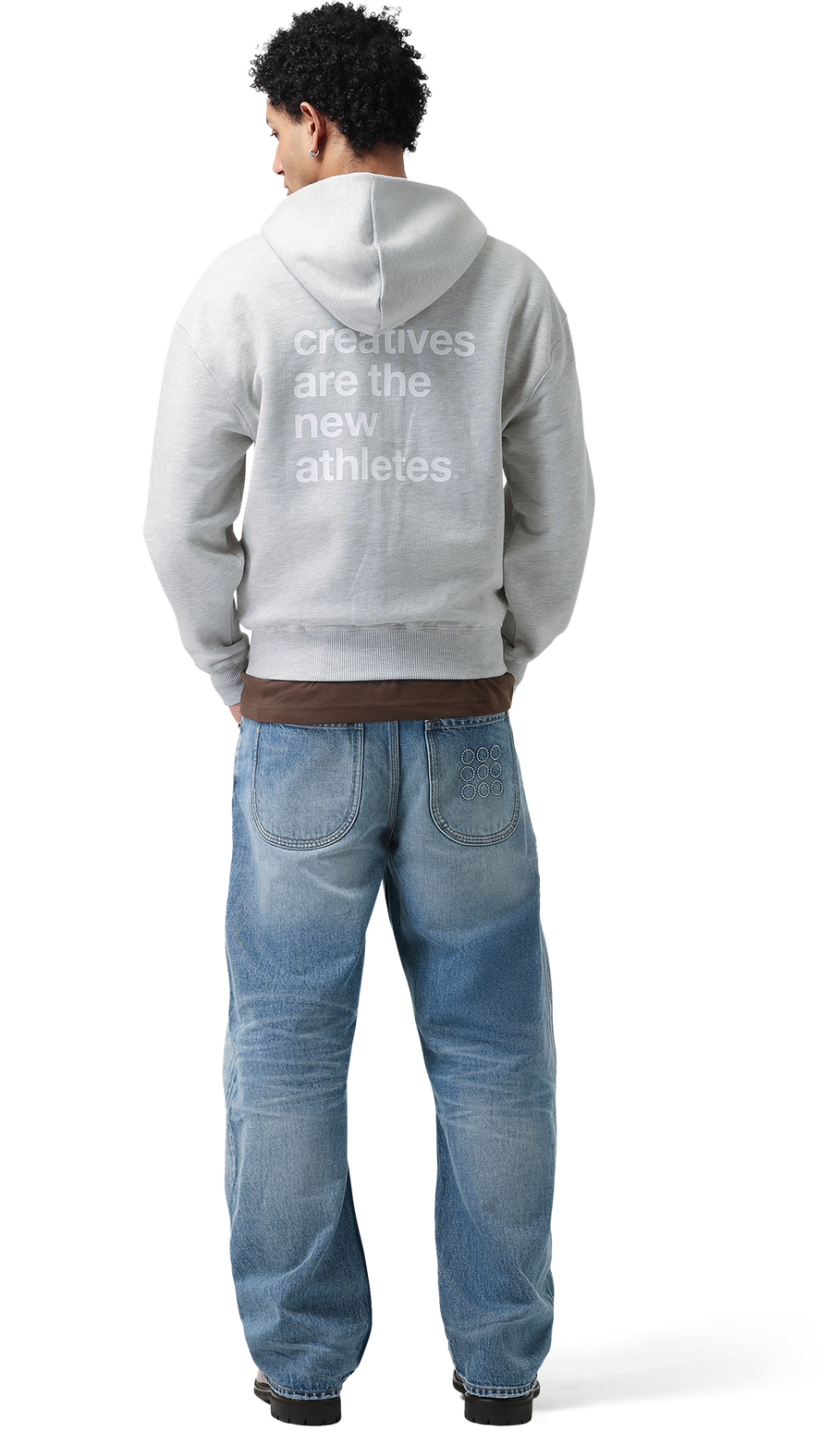 Catna Hoodie | Light Grey melange