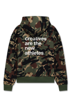 CATNA ZIP UP HOODIE | CAMO PRINT