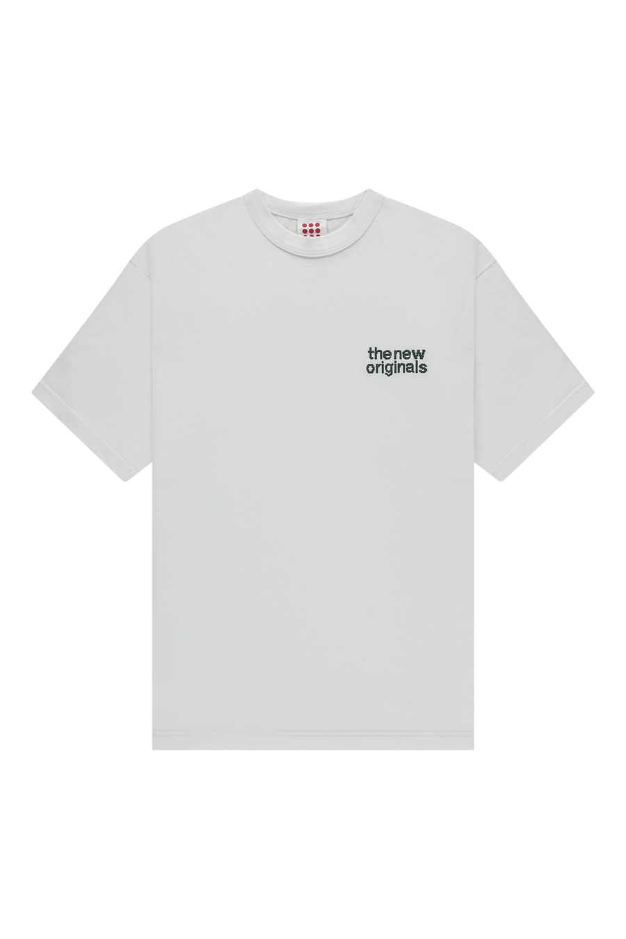 CATNA Cross Stitches Tee White-1