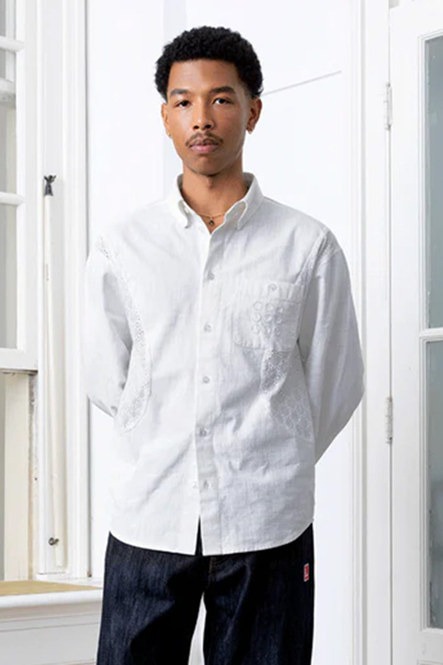 Curve Shirt Lace White