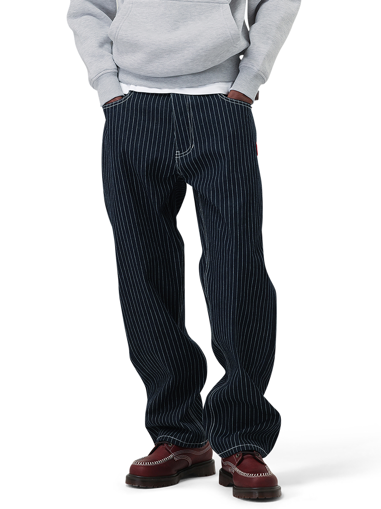 9-Dots Relaxed Jeans | Raw Denim