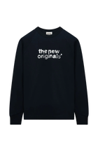 Airbrushed Emblem Raglan Longsleeve | Navy