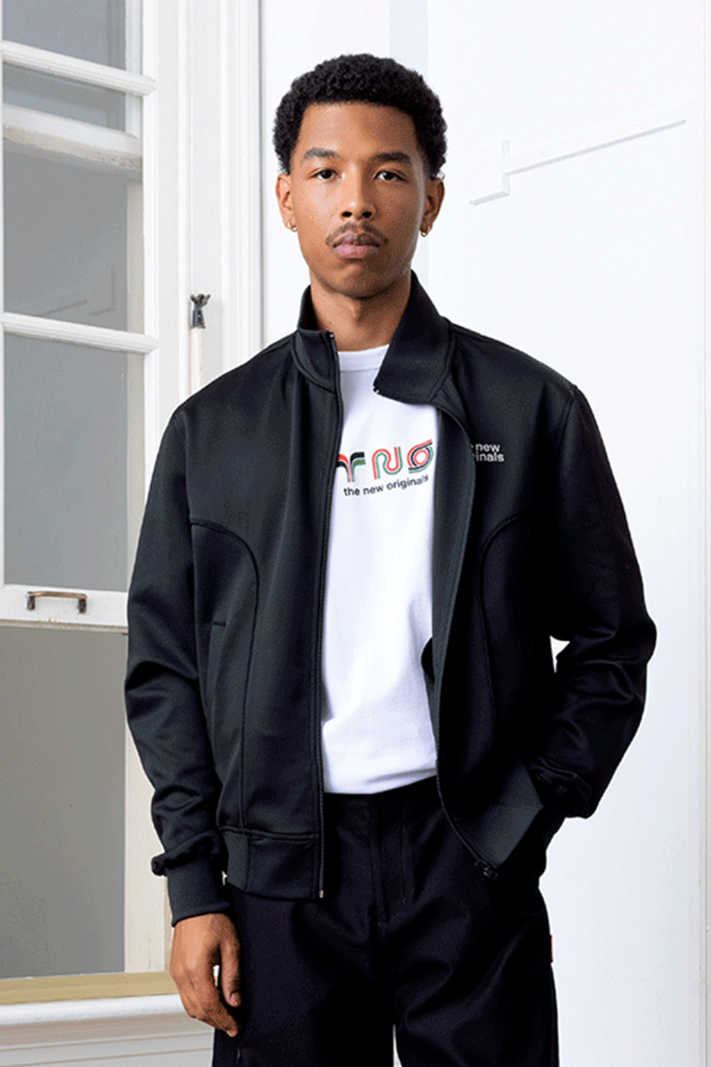 Emblem Track Jacket Black