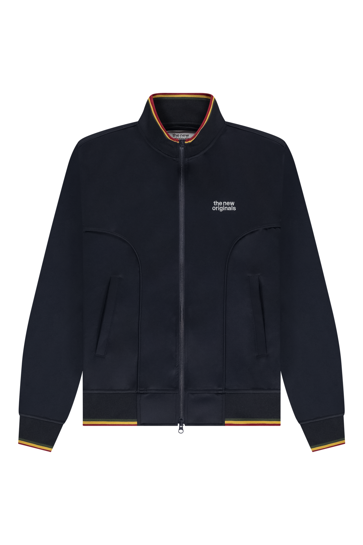 Emblem Track Jacket | Navy / Pan Africa