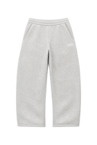 Emblem Curved Jogger | Light Grey melange