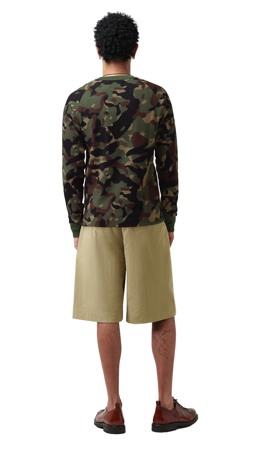Emblem Waffle Longsleeve | LION CAMO