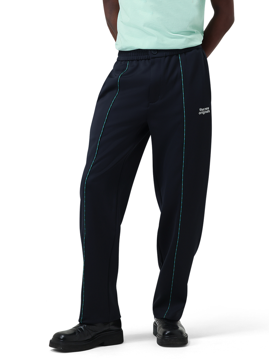 Emblem Track Pants | NAVY/CHECK