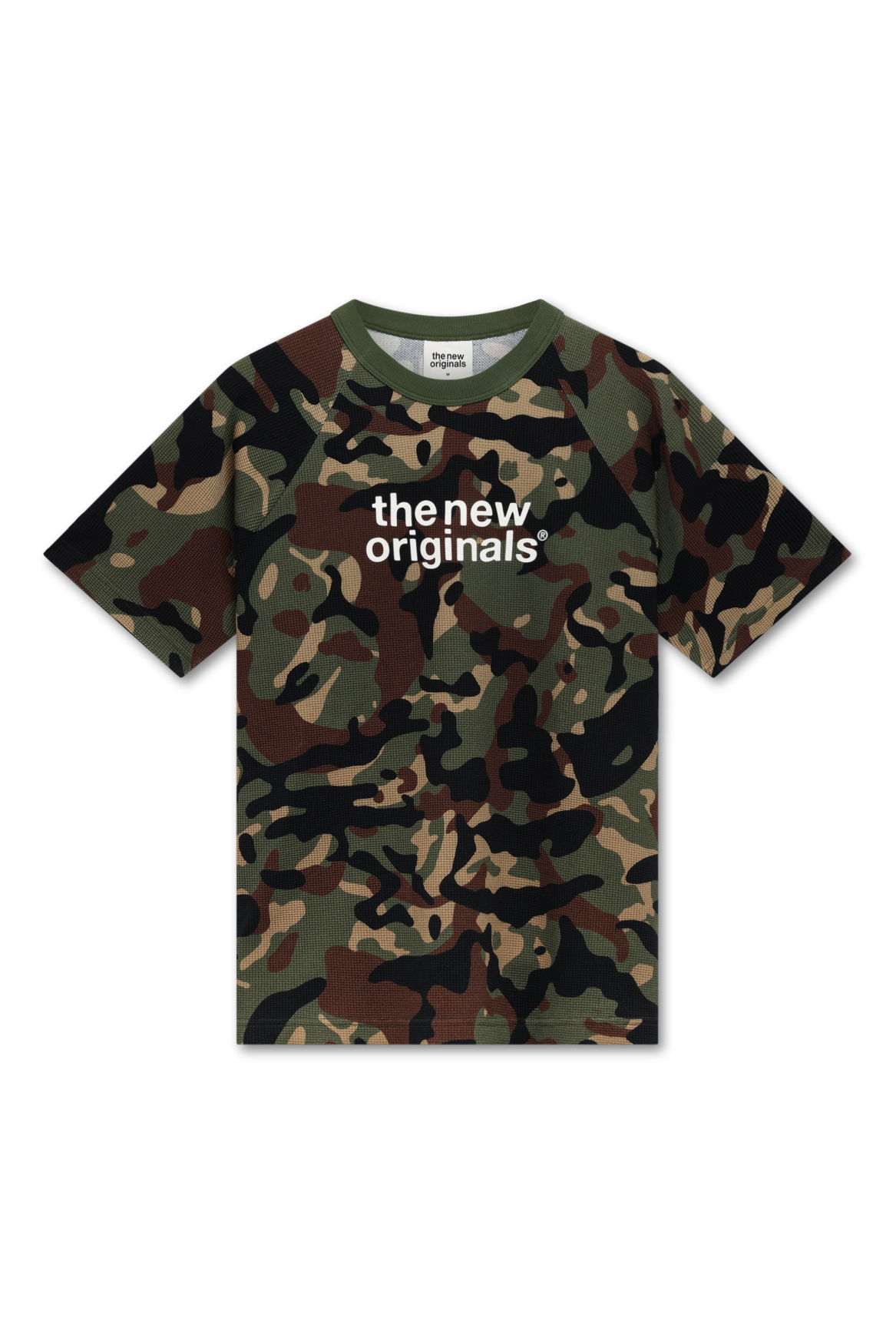 Emblem Waffle Tee | CAMO PRINT