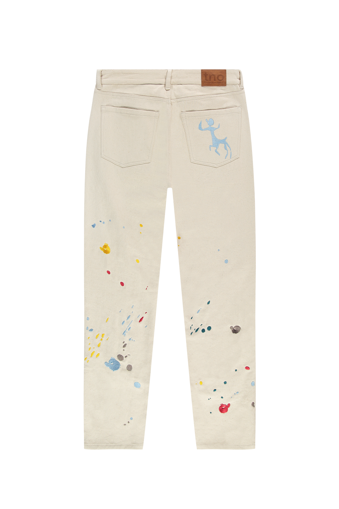 Freddy Paint Jeans | White Alyssum