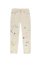 Freddy Paint Jeans | White Alyssum