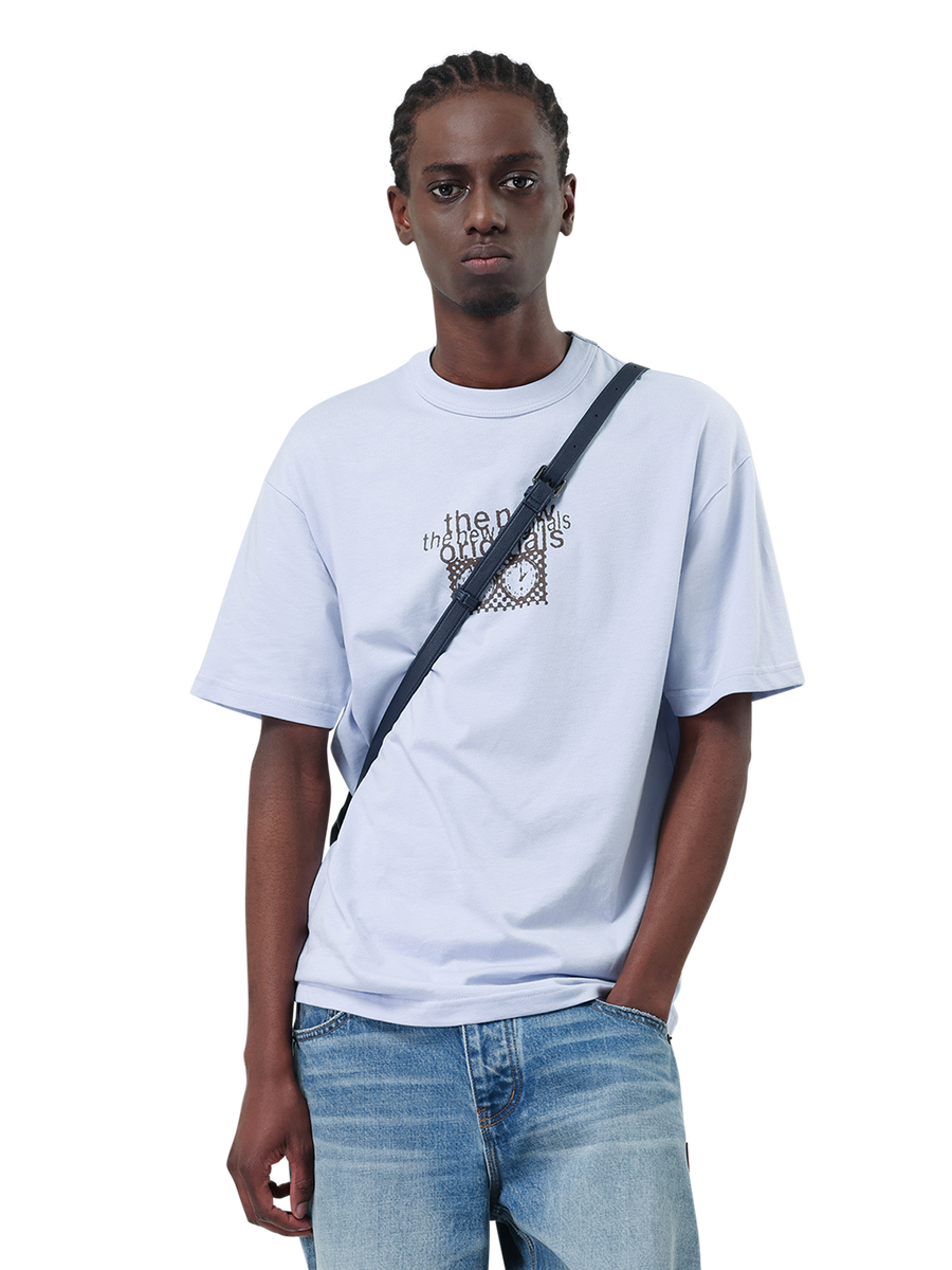 Checkmate Tee | Lush Blue
