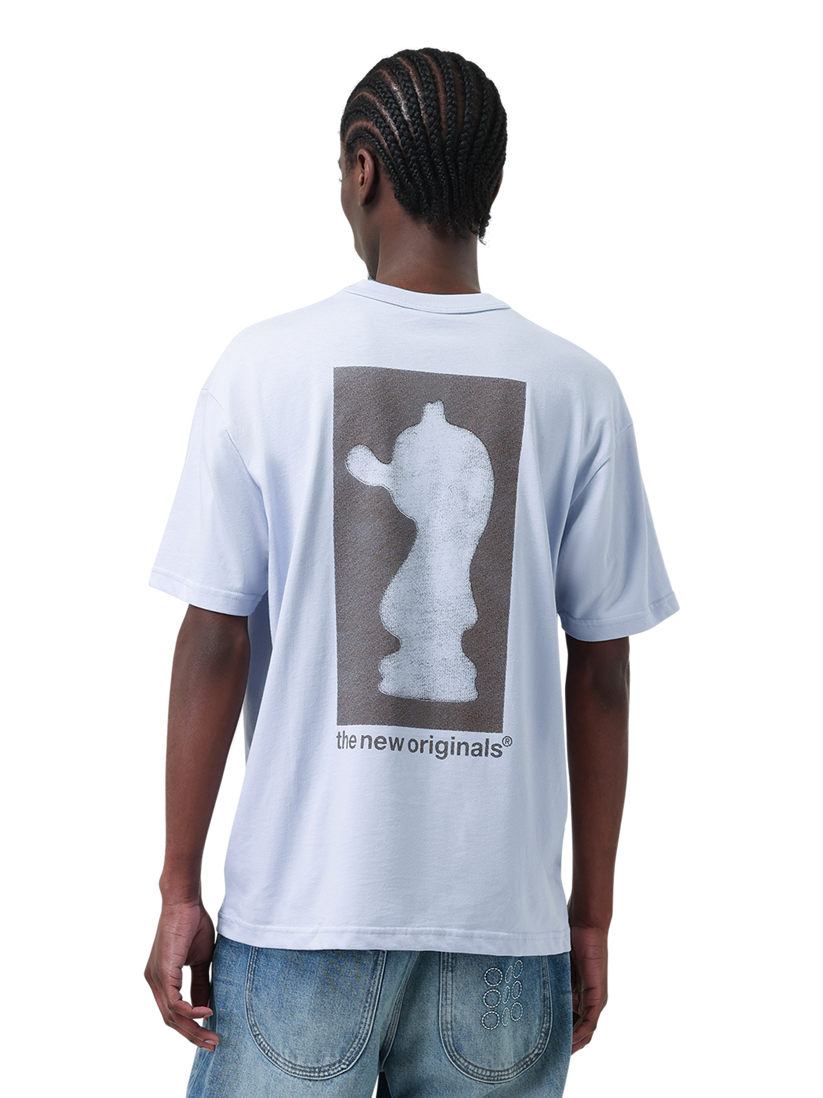 Checkmate Tee | Lush Blue