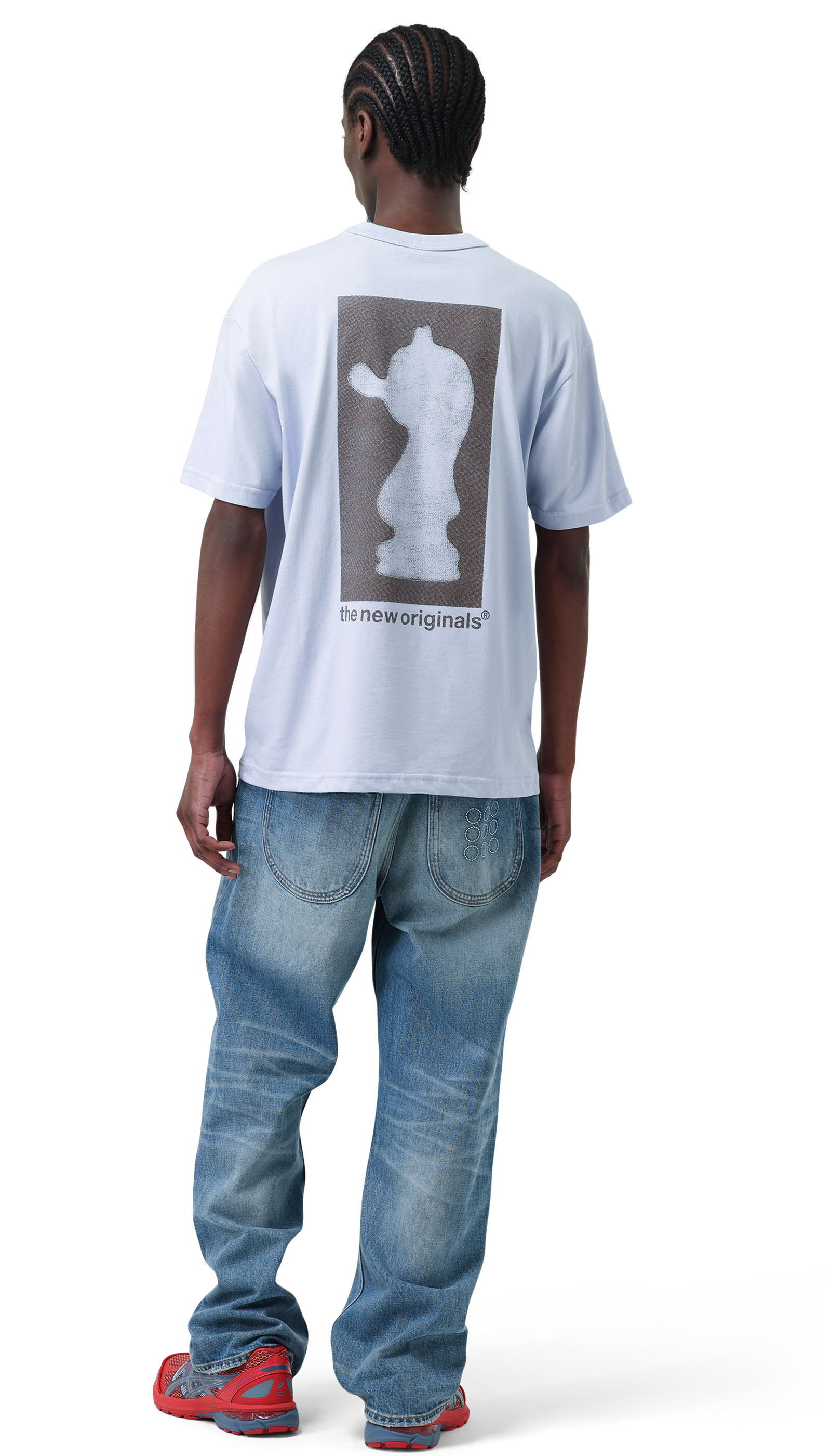 Checkmate Tee | Lush Blue